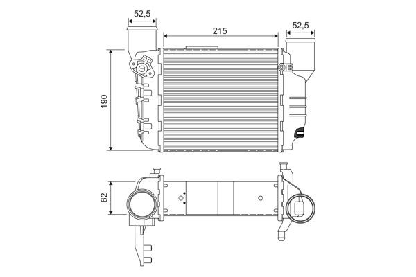 VALEO Intercooler 817867 VALEO 817867 Intercooler Seat Exeo st preço