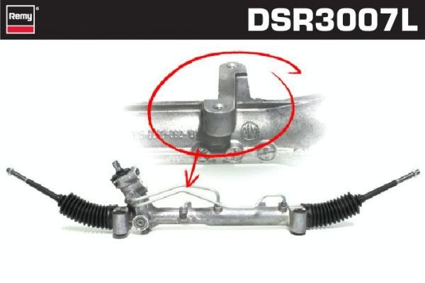 DELCO REMY Steering rack DSR3007L DSR3007L DELCO REMY steering rack for FIAT SEICENTO