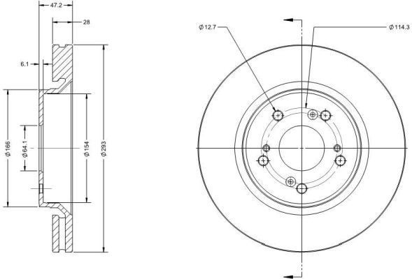 DELCO REMY Tandstang DSR4005L DSR4005L Tandstang KIA STONIC DELCO REMY