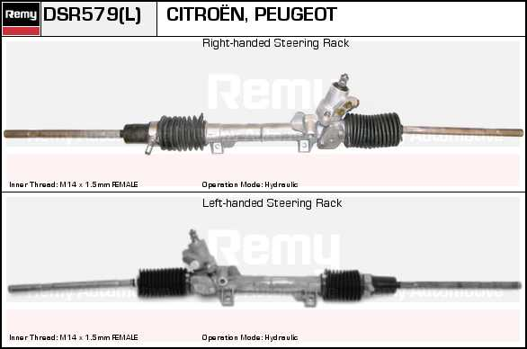DELCO REMY Κρεμαγιέρα DSR579L Κρεμαγιέρα DELCO REMY Volkswagen JETTA DSR579L