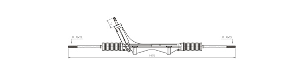 DELCO REMY Tannstang DSR585L DELCO REMY DSR585L Tannstang Transit Mk4 Van (VE83) pris