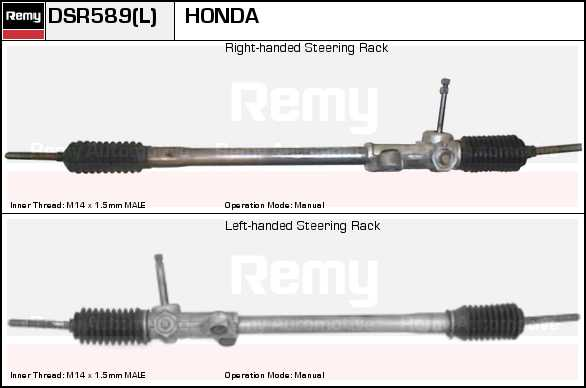DELCO REMY Stuurhuis DSR589L Stuurhuis DELCO REMY HONDA DSR589L