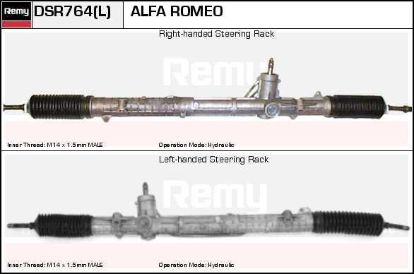 DELCO REMY Styrväxel DSR764L ALFA ROMEO styrväxel DELCO REMY DSR764L
