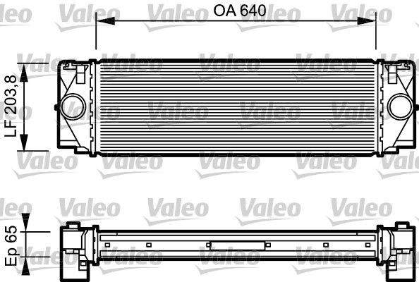VALEO Intercooler 817994 817994 Radiator intercooler MERCEDES-BENZ VITO VALEO