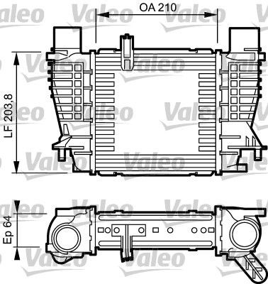 VALEO Chladič plniaceho vzduchu 817999 VALEO 817999 Intercooler Nissan NV200 Van originálne cena