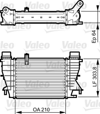 VALEO Intercooler 818251 818251 Intercooler RENAULT TRAFIC VALEO costo