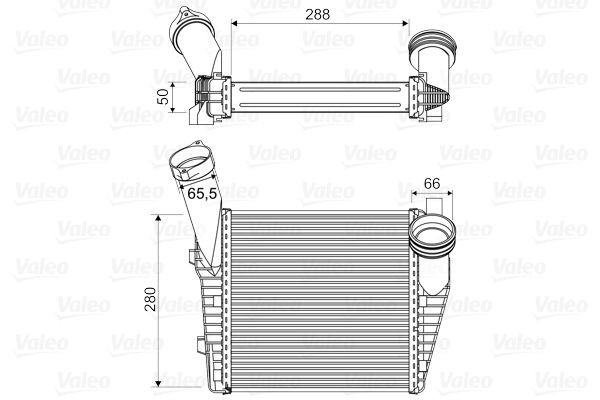 Ladeluftkühler VALEO 818814 VALEO 818814 Intercooler PORSCHE CAYENNE 2010 Kosten