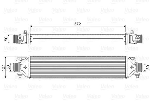 Intercooler VALEO 818824 VALEO 818824 Échangeur FIAT GRANDE PUNTO 2020
