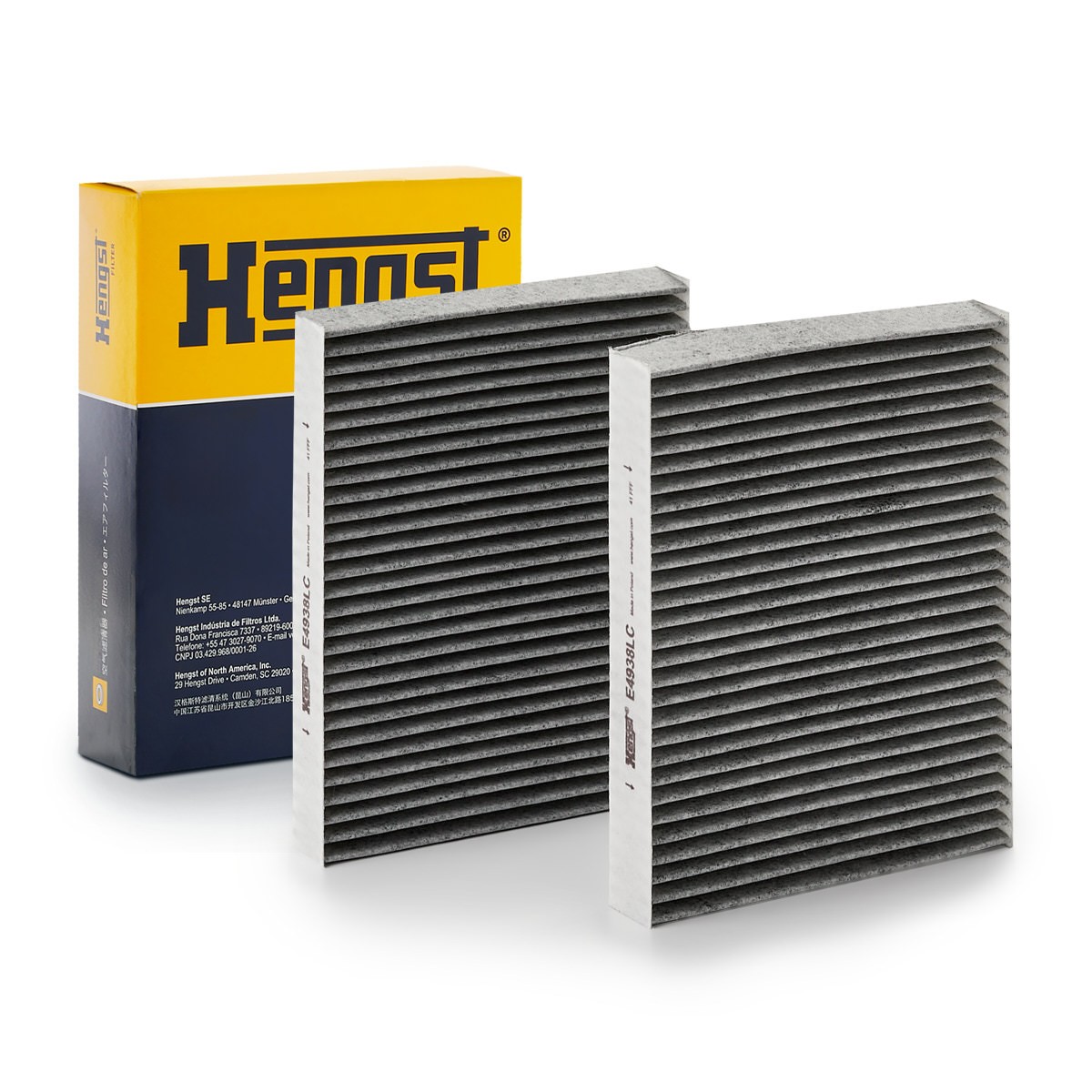 HENGST FILTER Filter, salongiõhk E4938LC-2 Salongifilter HENGST FILTER Subaru FORESTER E4938LC-2