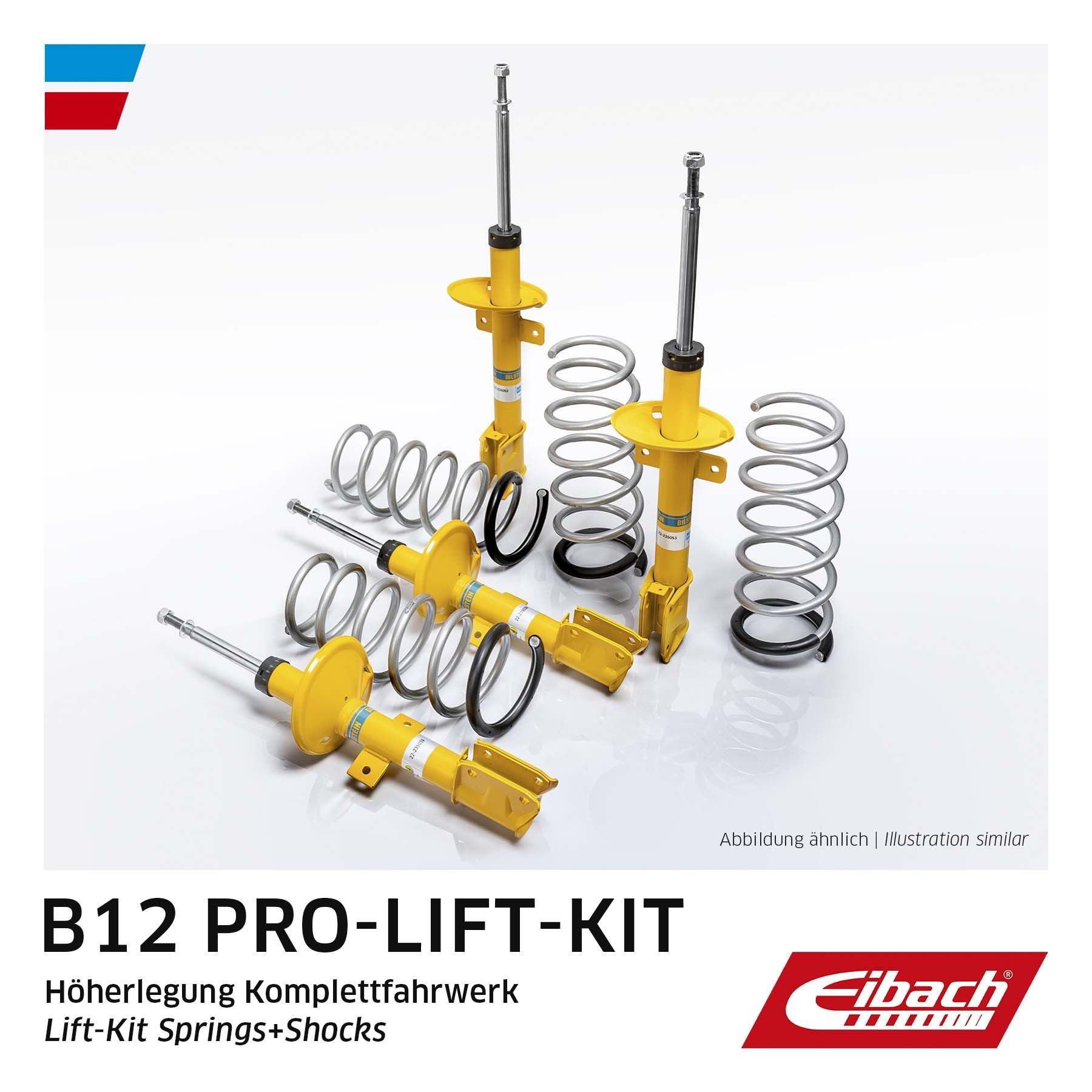 Sport Kit, fjærsett / dempere EIBACH E93-42-038-02-22 EIBACH B12 Pro-Lift-Kit E93-42-038-02-22 Sport kit fjærsett dempere HYUNDAI TUCSON 2011