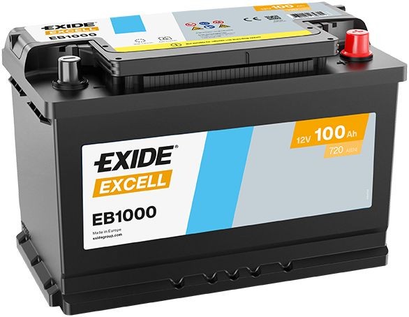 Accu EXIDE EB1000 EXIDE EXCELL EB1000: Autobatterijen Iveco Daily 2004