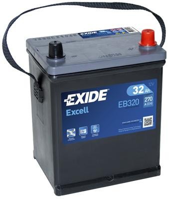 Startbatteri EXIDE EB320 EXIDE EXCELL EB320 Bilbatteri AIXAM 400 2015