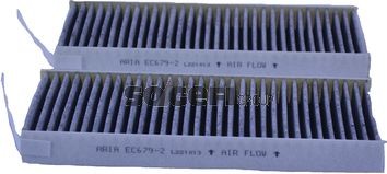 TECNOCAR Pollen filter EC679-2 RENAULT LAGUNA TECNOCAR pollen filter EC6792