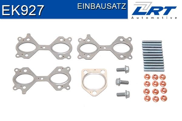 LRT Kit montaggio, Collettore di scarico EK927 LRT EK927 Kit montaggio collettore di scarico Nissan Note E12 prezzo