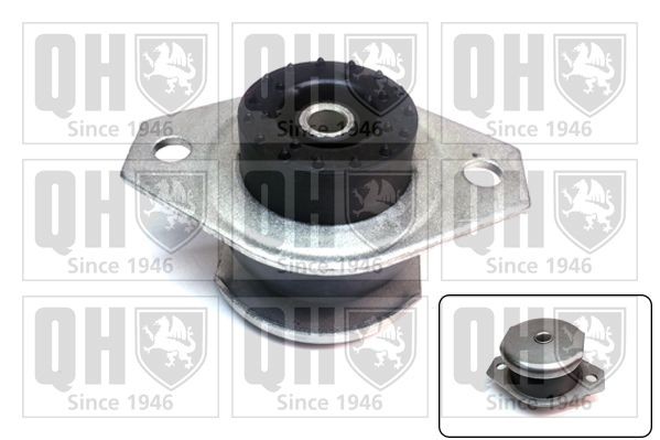 Support moteur QUINTON HAZELL EM2095 QUINTON HAZELL EM2095 Fixation cache moteur FIAT PANDA 1999