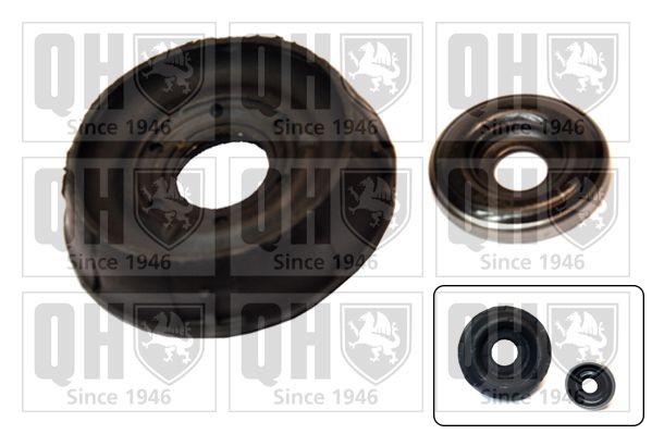 QUINTON HAZELL Σετ επισκευής, βάση στήριξης γόνατου ανάρτησης EMA6014 Βάση αμορτισέρ JAGUAR QUINTON HAZELL EMA6014