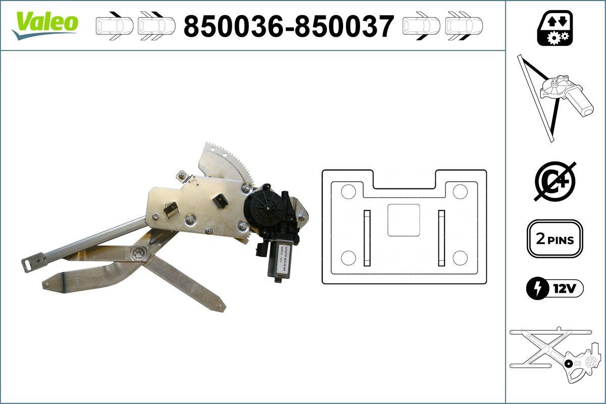 VALEO Vindusheis 850036 850036 Vindusheis VALEO BMW 4-serie