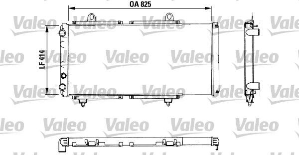 VALEO Radiateur 883765 883765 Radiateur, koelvloeistof ALFA ROMEO 159 VALEO