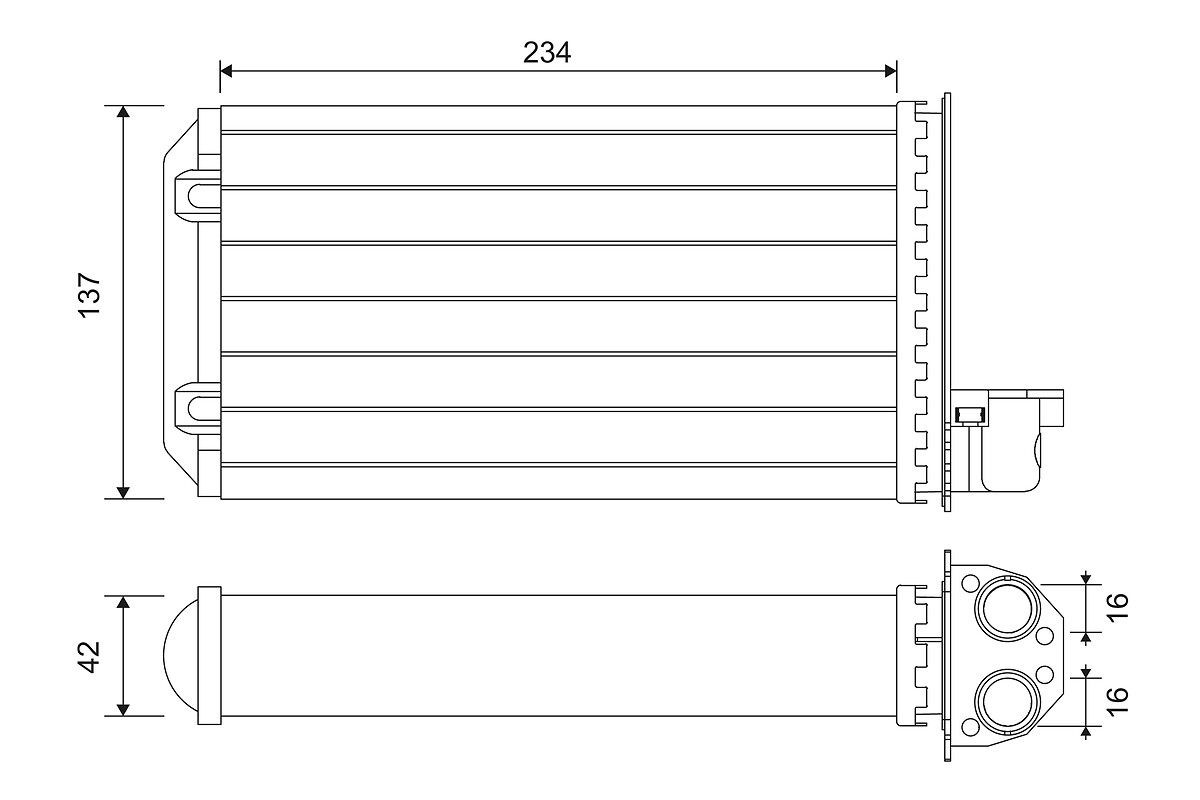 VALEO Heater matrix 883965 PORSCHE CAYMAN VALEO heater matrix 883965