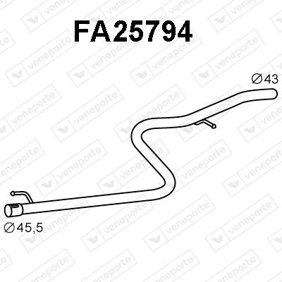 VENEPORTE Reparatieset, katalysator FA25794 FA25794 Katalysator VENEPORTE FIAT DUCATO