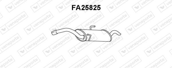 VENEPORTE Marmitta FA25825 FA25825 Marmitta posteriore VENEPORTE FIAT DUCATO costo