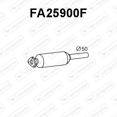 VENEPORTE Filtro de partículas FA25900F Filtro de fuligem partículas sistema de escape VENEPORTE MITO FA25900F baratos