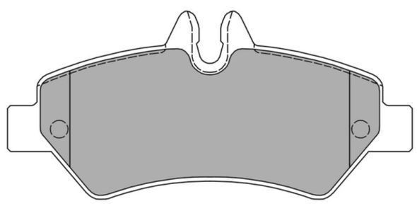 FREMAX Bromsbelägg FBP-1521 MERCEDES-BENZ bromsbelägg FREMAX FBP-1521