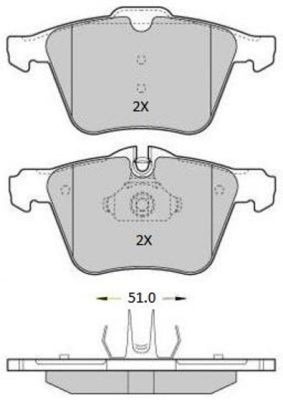 FREMAX Bremseklodser FBP-1811 Sports bremseklodser FREMAX JAGUAR FBP-1811
