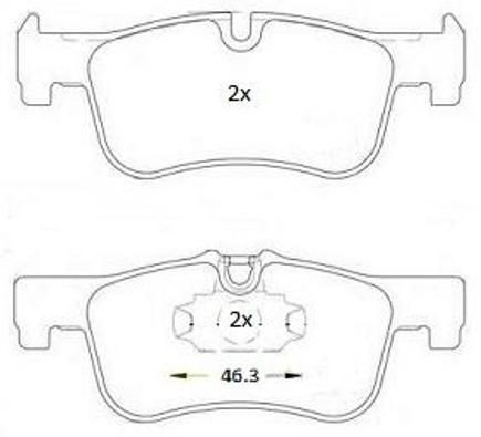 FREMAX Bremseklodser FBP-1882 FBP-1882 Sports bremseklodser BMW 1-serie FREMAX