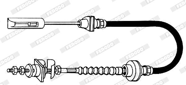 FERODO Koblingskabel FCC421066 Koblingskabel MERCEDES-BENZ FERODO FCC421066
