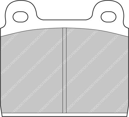 FERODO RACING Bremseklodser FCP11H FERODO RACING FCP11H Klodser OPEL Kapitän P 2.6 billig