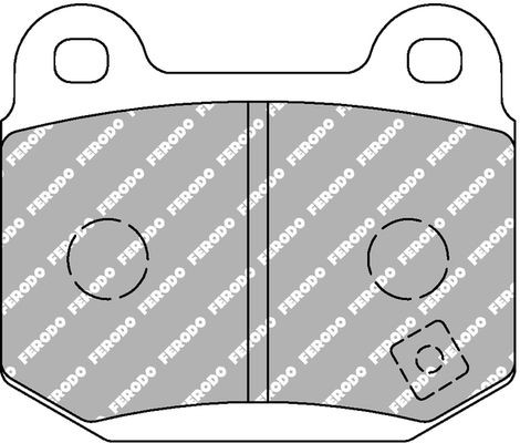 FERODO RACING Bremseklosser FCP1562H FERODO RACING FCP1562H Bremseanlegg Elise S1 2001