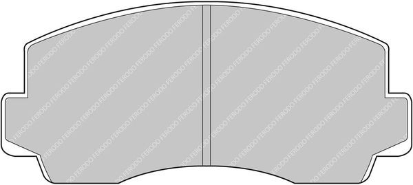 FERODO RACING Piduriklotsid FCP170C FERODO RACING FCP170C Pidurikattekomplekt, ketaspidur E-seeria Van hind