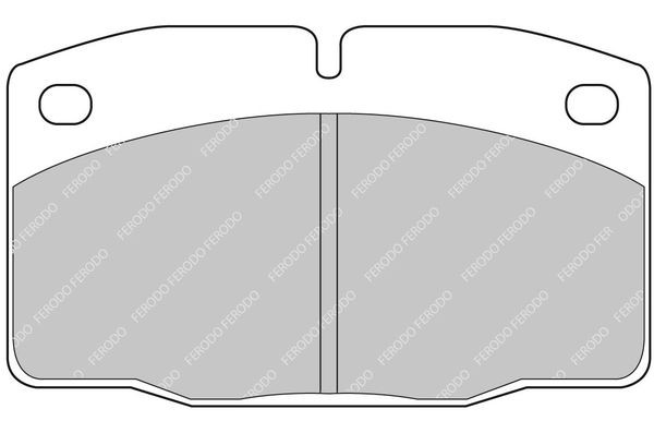 FERODO RACING Brake pad set FCP173H FERODO RACING FCP173H Opel Manta B CC rear brake pad replacement