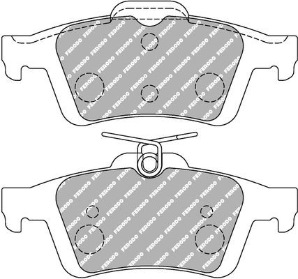 FERODO RACING Bremseklodser FCP1931H FERODO RACING FCP1931H originale Renault Laguna 3 Grandtour Sports bremseklodser hvad koster