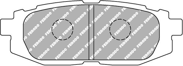Remblokken FERODO RACING FCP4187H FERODO RACING FCP4187H Remblok SUBARU TRIBECA 2006