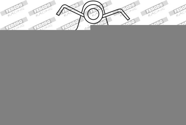 Bremseklosser FERODO RACING FCP845H FERODO RACING FCP845H Bremsekloss-sett DACIA SOLENZA 2010