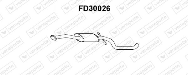 VENEPORTE Marmitta centrale FD30026 FD30026 Marmitta centrale FORD FOCUS VENEPORTE costo
