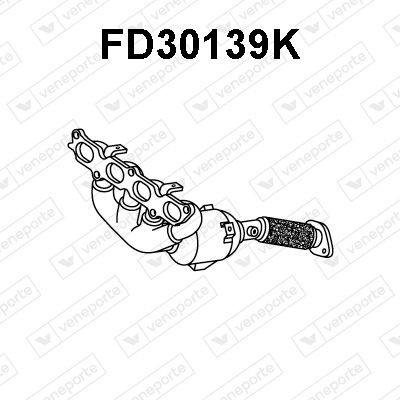 VENEPORTE Catalyseur en coude FD30139K VENEPORTE Pot catalytique FD30139K expérience