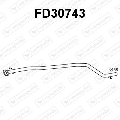 VENEPORTE Pakoputki FD30743 VENEPORTE Pakoputki FORD FD30743