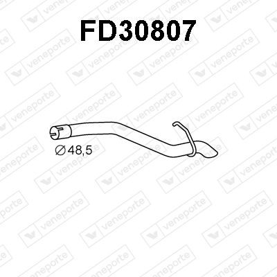 VENEPORTE Pakoputki FD30807 FD30807 VENEPORTE Pakoputket FORD
