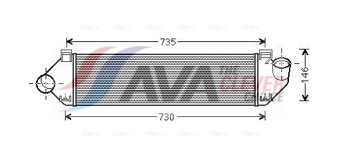 AVA COOLING SYSTEMS Ladeluftkühler FDA4438 FDA4438 AVA COOLING SYSTEMS Ladeluftkühler Ford C-Max dm2 Kosten