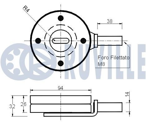 RUVILLE Registerreimsett 5500170 Reg reim BMW RUVILLE 5500170