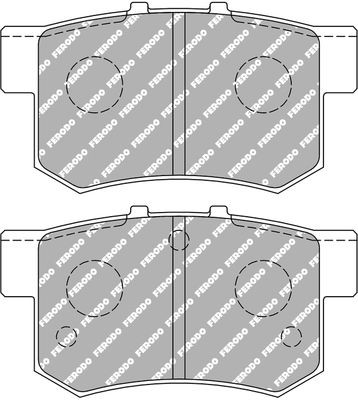 FERODO RACING Remblokken FDS956 FERODO RACING FDS956 originele Remblokken Honda DC5 kosten