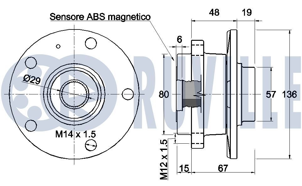 RUVILLE Sada ozubeného remeňa 5524070 RUVILLE 5524070 Sada rozvodového remeňa Transit Mk3 Platform / Chassis (VE64) cena
