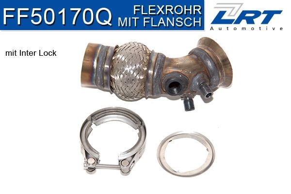 LRT Flexibele slang, uitlaatsysteem FF50170Q Fiat 850 Flexibel deel uitlaat LRT FF50170Q