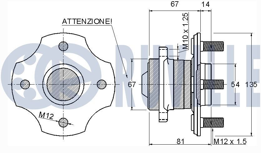 RUVILLE Spanrol, distributieriem 55510 Renault MASTER Spanrol, tandriem RUVILLE 55510