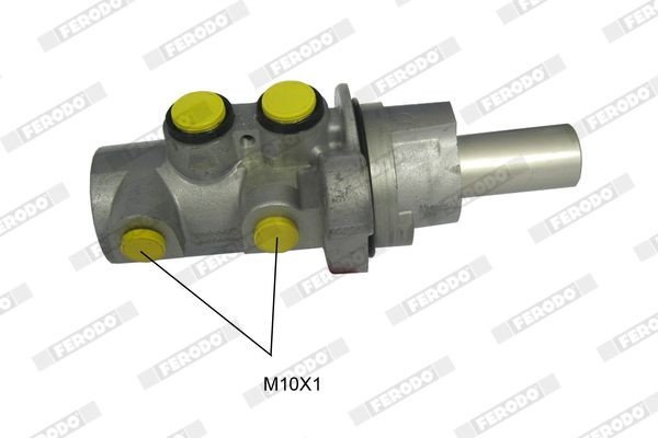 Cilindro maestro del freno FERODO FHM1522 FERODO FHM1522 Pompa freno Suzuki SX4 2008