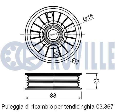 RUVILLE Kit de distribution 5585270 5585270 RUVILLE Kit complet de distribution Jeep pas cher