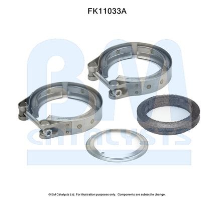 BM CATALYSTS Montāžas komplekts, Sodrēju- / Daļiņu filtrs FK11033 BM CATALYSTS FK11033 Gofrēta caurule izplūdes gāzu sistēma VW T5 Van cena